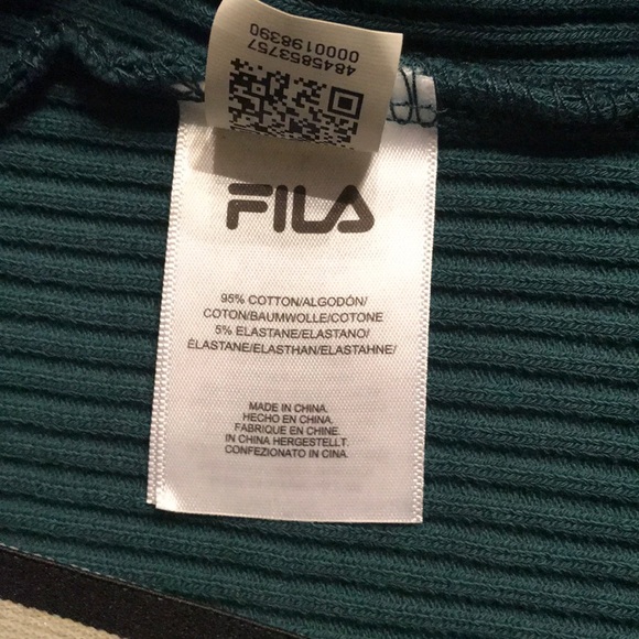 Fila Deep Teal Cathy Ribbed Skirt - Picture 5 of 6